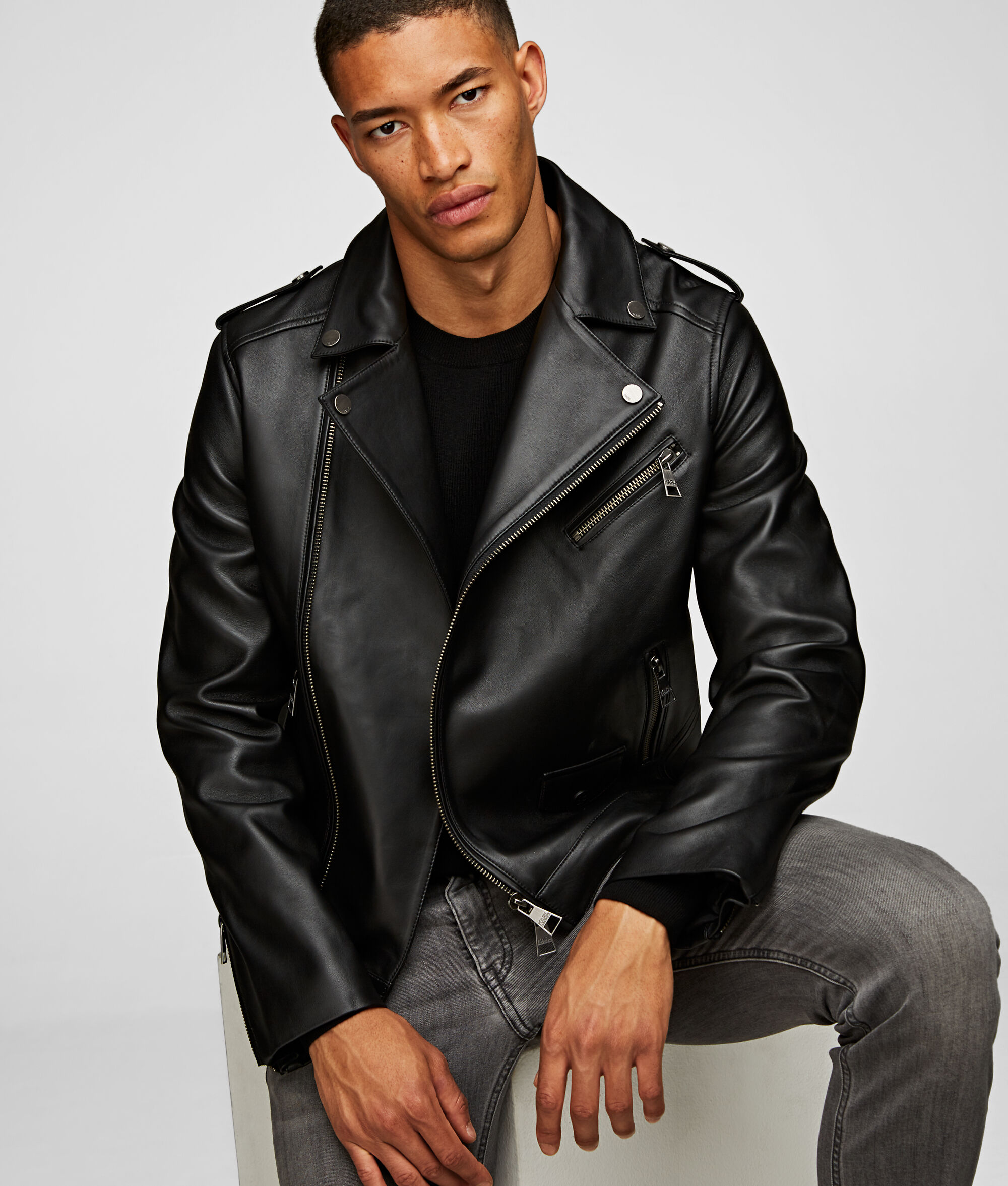 (image for) User-Centric LEATHER BIKER JACKET